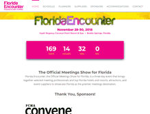 Tablet Screenshot of floridaencounter.com